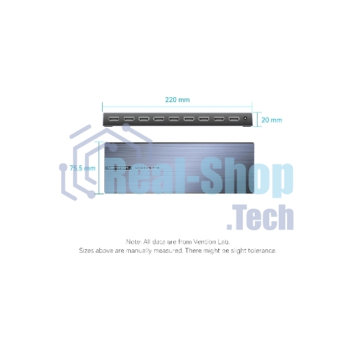 Разветвитель - сплиттер Vention HDMI 19F/8x19F на 8 мониторов