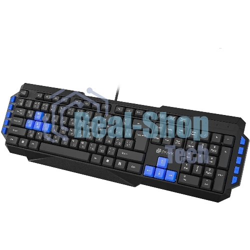 Клавиатура Oklick 750G Frost War проводная, USB Type-A, чёрный