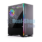 Компьютерный корпус ABR Robin I (1хUSB 3.0, 2хUSB 2.0, HD Audio, 3xRGb Fan, ATX, Micro-ATX)