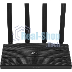 Роутер TP-Link AX1500 Dual-Band Wi-Fi 6 RouterSPEED: 300 Mbps at 2.4 GHz + 1201Mbps at 5 GHzSPEC: 4× Antennas, 1GHz Dual Core CPU, 1× Gigabit WAN Port + 3× Gigabit LAN Ports, 1024-QAM, OFDMAFEATURE: Tether App, WPA3, Access Point Mode, IPv6 Supported, IPTV, Bea