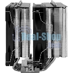 Кулер для процессора Thermalright Royal Knight 120 SE (4-pin PWM, 155мм, Ni/Cu, 6x6мм, 2x120мм, 66.17CFM/59CFM, 25.6dBA/26.1dBA, 1500RPM/1800RPM, S: 1200, 1700, 1851, 115X, AM4, AM5, silver, black)