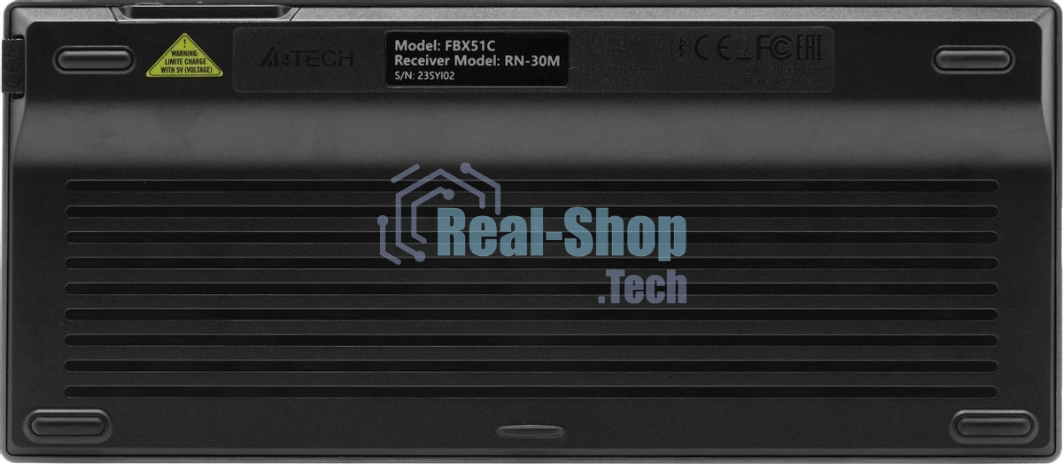 Клавиатура A4Tech Fstyler FBX51C беспроводная, Bluetooth, радиоканал, серый