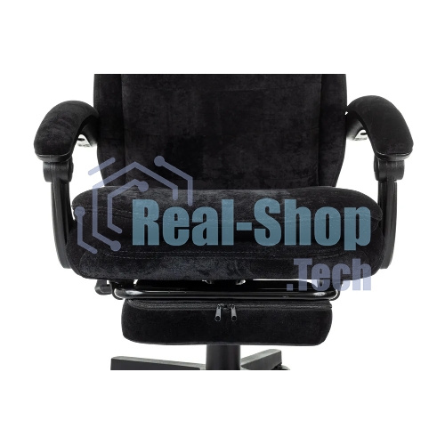 Кресло Бюрократ T-9950MSG-F/BLACK-PU черный, экокожа