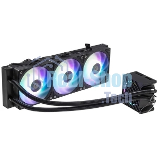 Система жидкостного охлаждения ID-Cooling Dashflow 360 XT Pro ARGb черный 120мм алюминий+медь 2150rpm 32.5db 4-pin 350W