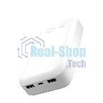 Портативный аккумулятор MORE CHOICE (4620202552938) PB25-20 20000mAh 2USB+Type-C+1micro USB 2.0A, белый
