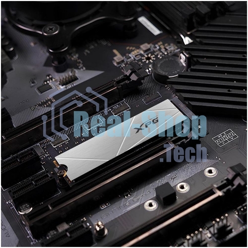 Накопитель SSD ADATA XPG GAMMIX S60, 2Tb, PCIe 4.0 x4, M.2 2280, NVMe, R/W 5000/4200, с радиатором
