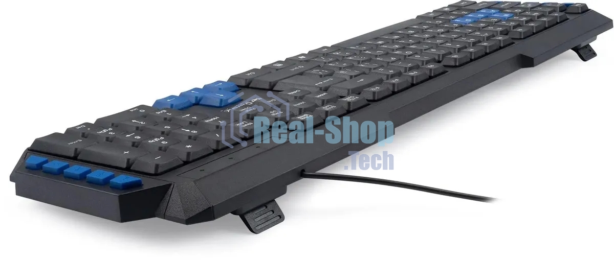 Клавиатура Oklick 750G Frost War проводная, USB Type-A, чёрный