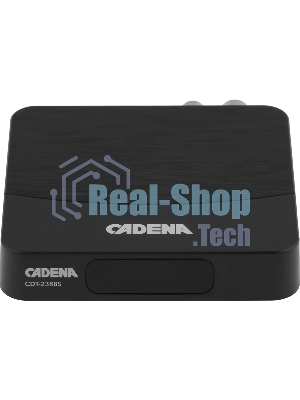 Приставка для цифрового ТВ Cadena CDT-2388S черный, DVB-T2, DVB-T, HDMI, USB 2.0