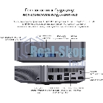 Неттоп Acer Gadget E10 ERBox Ryzen 7 8745HS (3.8) 16Gb SSD512Gb UHDG Windows 11 Pro 2xGbitEth WiFi BT 120W черный (1747236)