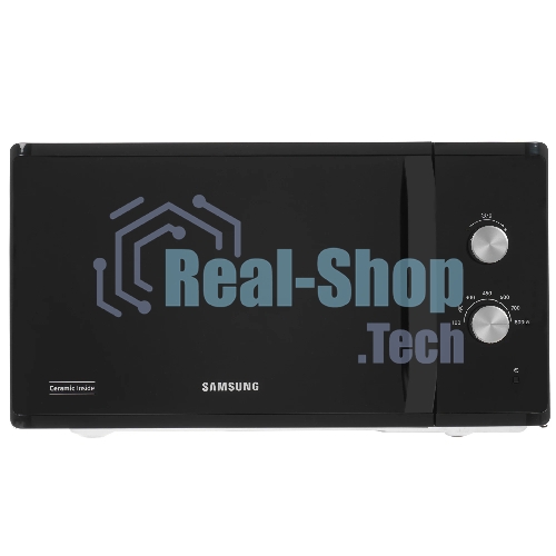 Микроволновая печь Samsung MS23K3614AK черный/серебристый, 23 л, 800 Вт, переключатели - поворотный механизм