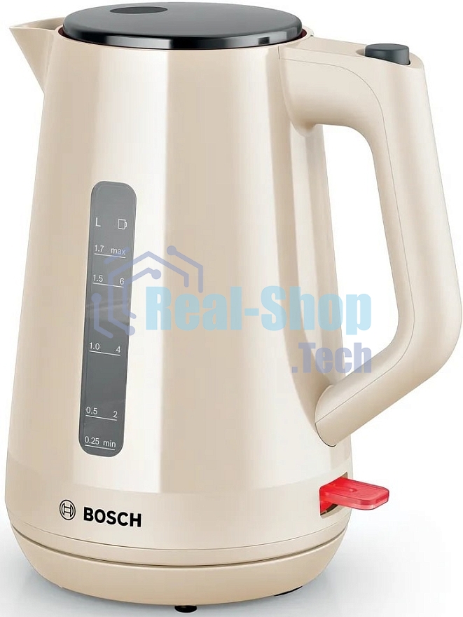 Чайник электрический Bosch TWK1M127 бежевый, 1.7 л, 2400 Вт