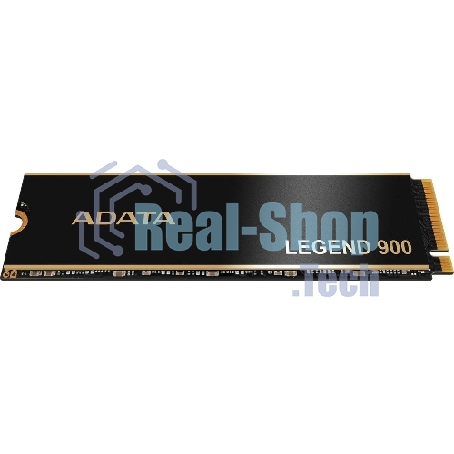 Накопитель SSD ADATA LEGEND 900, 2000Gb, PCIe 4.0 x4, 2280, NVMe, R/W 7000/5400, с радиатором