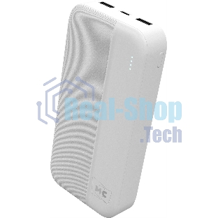 Портативный аккумулятор MORE CHOICE (4620202552938) PB25-20 20000mAh 2USB+Type-C+1micro USB 2.0A, белый