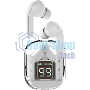 Наушники TWS MORE CHOICE BW07 белый, вкладыши, Bluetooth, до 4 ч