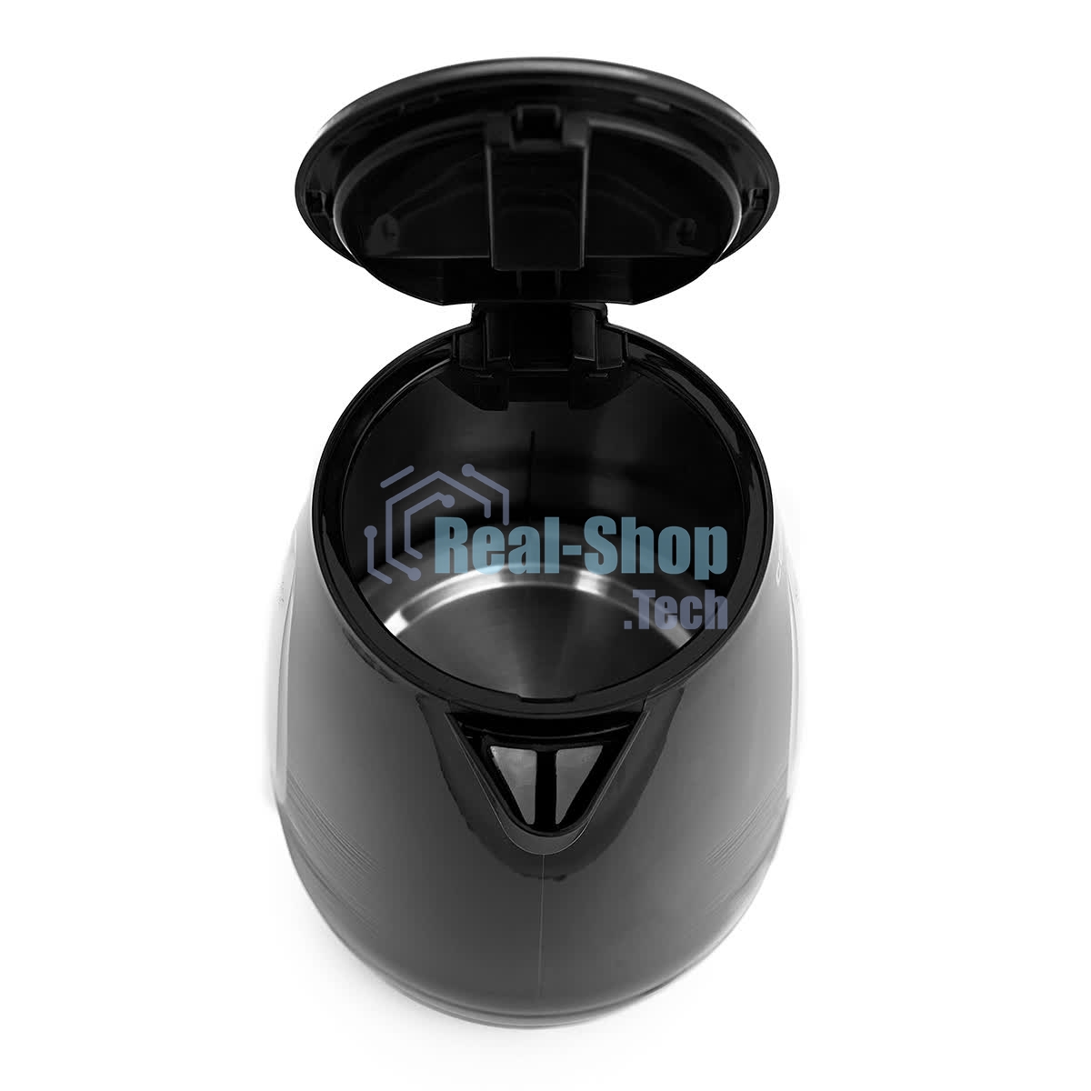 Электрочайник Centek CT-0048 черный, 1.8 л, 2200 Вт, скрытый нагревательный элемент
