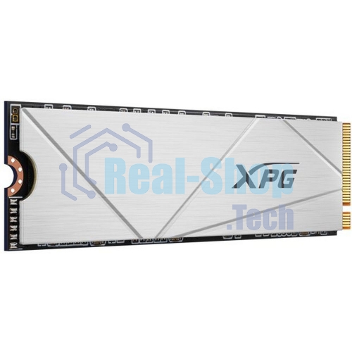 Накопитель SSD ADATA XPG GAMMIX S60, 2Tb, PCIe 4.0 x4, M.2 2280, NVMe, R/W 5000/4200, с радиатором