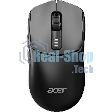 Мышь беспроводная Acer OMR312 черный, 3200 dpi, радиоканал, Bluetooth, USB, кнопки - 5
