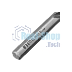 Сверло спиральное по металлу Denzel 8 x 117мм, Р6М5, Golden Tip