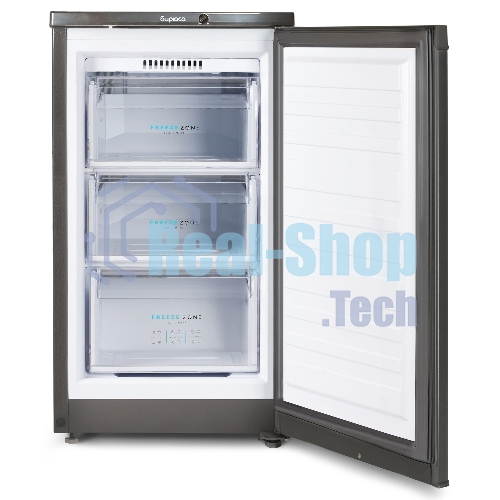 Морозильная камера Бирюса W412 графит, 80л, 3 ящика