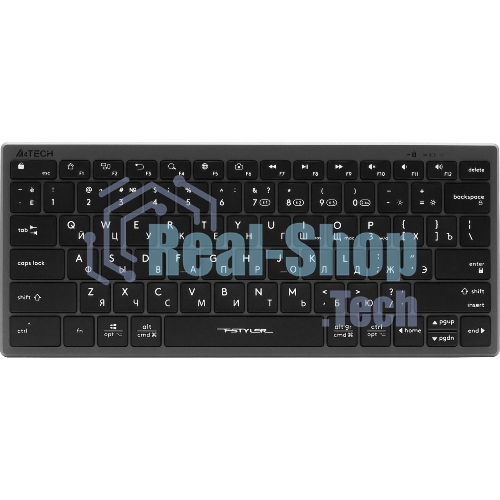 Клавиатура беспроводная A4Tech Fstyler FBX51C серый USB BT/Radio slim Multimedia