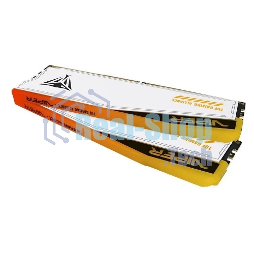 Оперативная память Patriot Viper Elite 5 TUF Gaming, DDR5, 32Gb (2x16 GB), 6000 MHz, CL36, DIMM, радиатор, RGB, белый