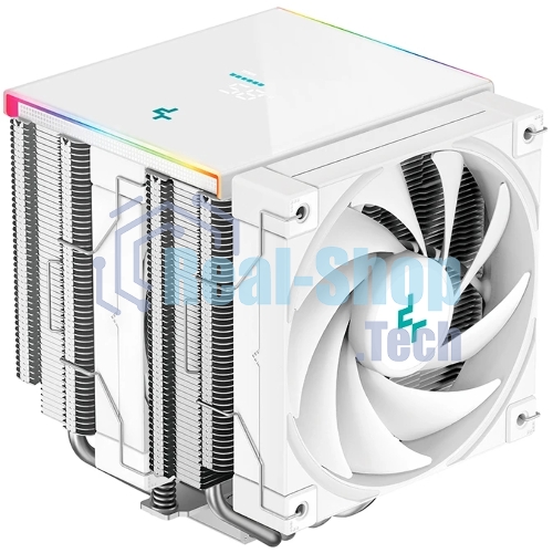 Кулер для процессора DEEPCOOL AK620 DIGITAL SE WH LGA20XX/1700/1200/115X/AM5/AM4 (9шт/кор, TDP 260W, PWM, DUAL Fan 120мм, 6 тепл. трубок, ARGb, белый) RET (R-AK620-WHADMN-GJD)