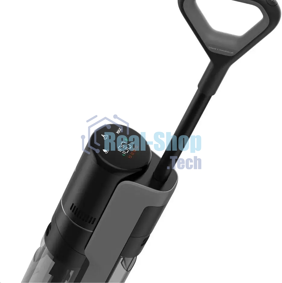 Пылесос вертикальный моющий Dreame Wet and Dry Vacuum H12S черный, питание от аккумулятора, 300 Вт, уборка влажная/сухая, пылесборник 0.7 л, работа от АКБ max 35 мин