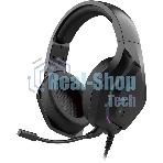 Гарнитура Oklick HS-L600G чёрный, проводная, USB, подсветка