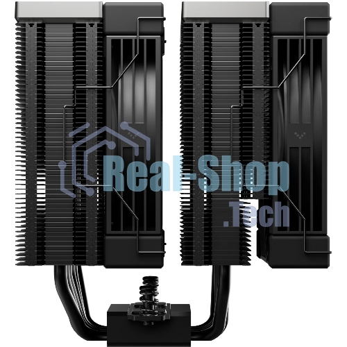 Кулер для процессора DEEPCOOL AK620 G2 LGA1851/1700/1200/115X/AM5/AM4 (8шт/кор, TDP 260W, PWM, DUAL Fan 120мм, 6 тепл. трубок, Copper Base, Wood-grain top cover, черный) RET (R-AK620G2-BKNNMN-GJD)