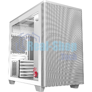 Компьютерный корпус Bloody BD-CC117F белый без БП mATX 5x120мм 1xUSB 2.0 1xUSB 3.0 audio bott PSU