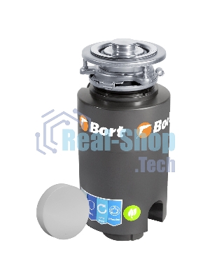 Измельчитель пищевых отходов Bort TITAN 4000 (Control) Мощность л.с. 0,75; 560 Вт; 4,2 кг/мин; 3200 об/мин; 1400 мл; Металл;набор аксессуаров 5 шт [93410242]