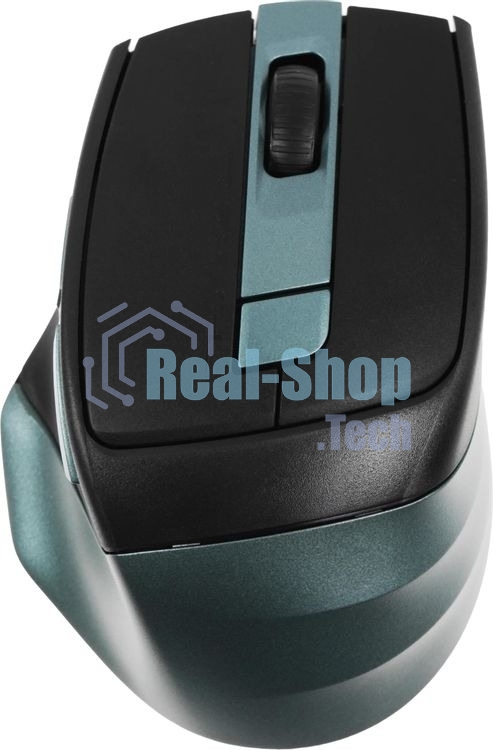 Мышь беспроводная A4Tech Fstyler FB35C зеленый/черный, 2000 dpi, радиоканал, Bluetooth, USB, кнопки - 6