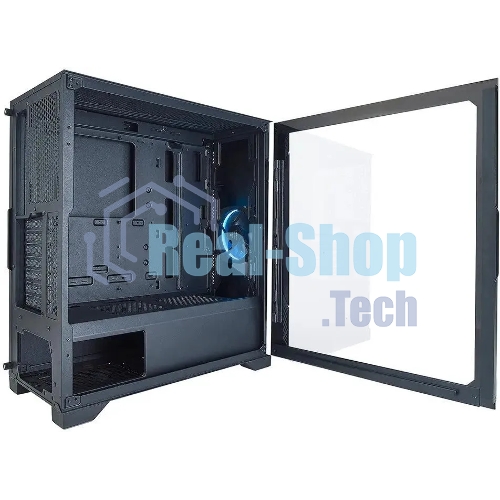 Компьютерный корпус Azza Eclipse черный без БП ATX 9x120мм 5x140мм 2xUSB 2.0 1xUSB 3.0 audio bott PSU