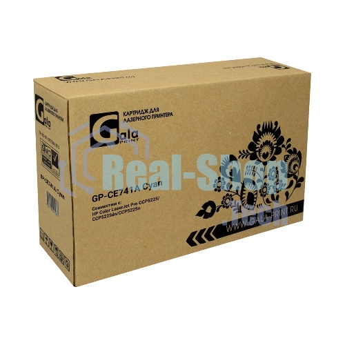 Картридж лазерный GalaPrint GP-CE741A голубой (7300 стр) для HP Color LaserJet CP5225