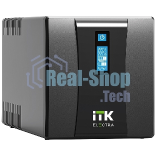 Источник бесперебойного питания ITK Electra EET-1000VA-1-002-S 600Вт 1000ВА черный