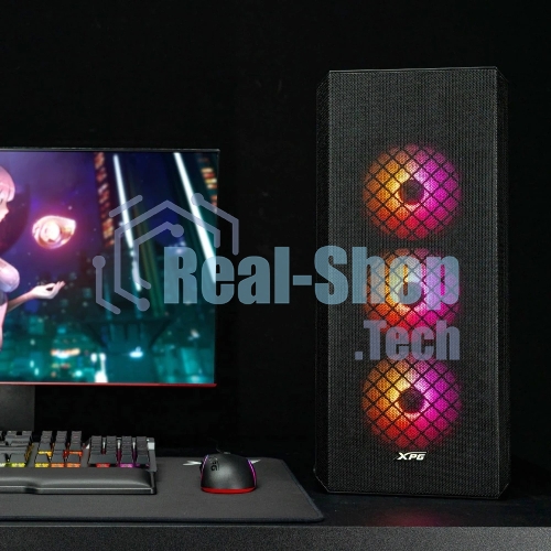 Компьютерный корпус ADATA XPG Defender-BKCWW черный Mid-Tower