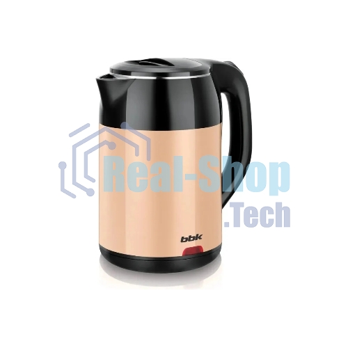 Чайник электрический BBK EK1709P черный/бежевый