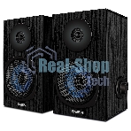 Акустическая система 2.0 SVEN SPS-576 черные (2x4W, Bluetooth, дерево)