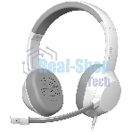 Гарнитура A4Tech Fstyler FH150U белый/серый, проводная
