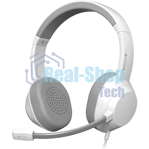Гарнитура A4Tech Fstyler FH150U белый/серый, проводная