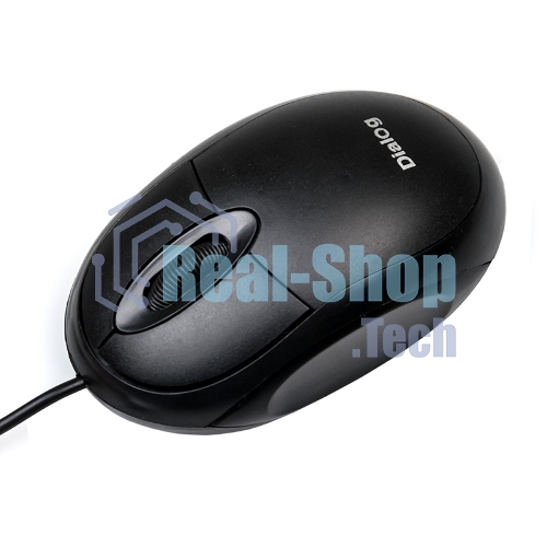 Мышь проводная Dialog Comfort MOC-10U черный, 1200 dpi, USB, кнопки - 3