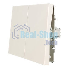 Выключатель 2-кл. СП ZIMA IP20 10А безвинт. зажим слон. кость LEZARD 704-9088-101QC