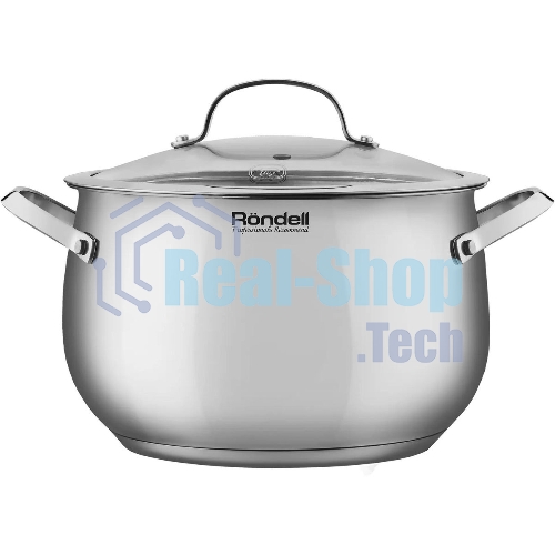 Кастрюля Rondell Calypso RDS-1672 5.8 л. d=22 см (с крышкой) сталь