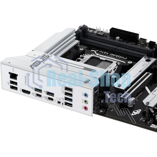 Материнская плата ASUS PRIME X870-P, AM5, AMD X870, 4xDDR5, 2xSATA, 4xM.2, 1xPCI-E 5.0 x16, 1xPCI-E 4.0 x16, 1xPCI-E x1, 1xHDMI, 2xUSB Type-C, 1x2.5Gb LAN, 4xUSB-A 3.2 Gen 1, 1xUSB 3.2 Gen 2, 3x3.5 мм, 7.1, ATX