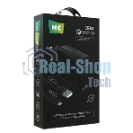 Сетевое зарядное устройство MORE CHOICE (4620202553416) NC09m 1USB 3.0A QC3.0 15W, черный