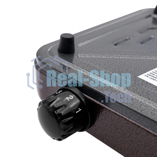 Плита настольная электрическая Centek CT-1508 Siberia коричневый, 1 кВт, ТЭН, конфорки - 1, эмаль, поворотные переключатели