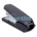 Степлер настольный Deli E0464BLACK Exceed 24/6 26/6 (25 листов) черный, 100 скоб, металл/пластик закрытый/открытый, коробка