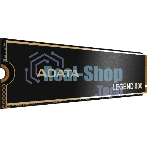 Накопитель SSD ADATA LEGEND 900, 2000Gb, PCIe 4.0 x4, 2280, NVMe, R/W 7000/5400, с радиатором