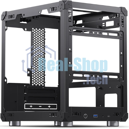 Компьютерный корпус JONSBO C6 Black MATX без БП, mini-ITX, micro-ATX, черный