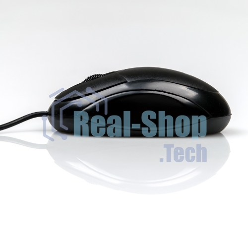 Мышь проводная Dialog Comfort MOC-10U черный, 1200 dpi, USB, кнопки - 3
